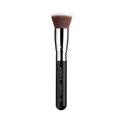 Sigma Beauty F80 Flat Kabuki Brush - Black/Chrome 1's - Face Brush