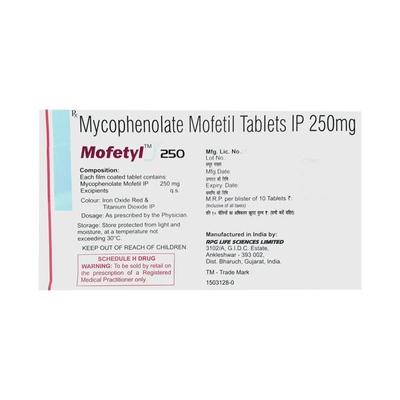Mofetyl 250mg Tablet 10'S - Auto Immune Disease-Imm