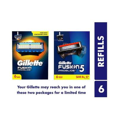 Gillette Fusion 5 Proglide Styling Back Blades for Men 6's - Razors & Cartridges