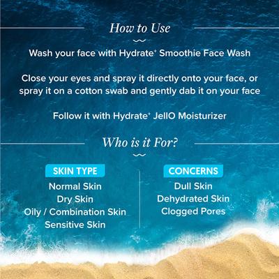 Aqualogica Hydrate Plus Refresh Toning Mist Coconut Water & Hyaluronic Acid Hydrate + Nourish 100ml - Face Mists