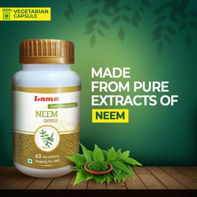 Lama Neem Capsules 60's - Speciality Medicines