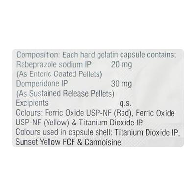 RABLET D Capsule 15's - Ulcer/Reflux/Flatulence-Aaa
