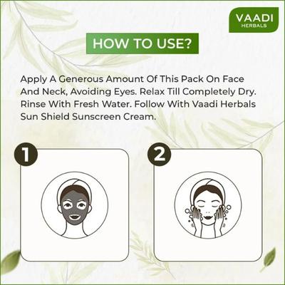 Vaadi Herbals Instaglow Almond & Honey Face Pack 120 gm - Face Packs