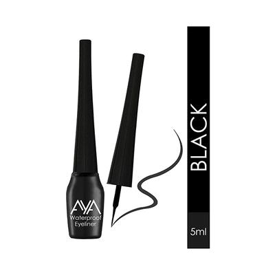 Aya Waterproof Eyeliner - Black 5 ml - Eyeliners