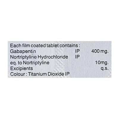 GABALIP NT Tablet 10's - Neuropathic Pain-Dru