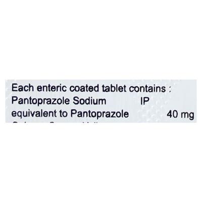 Pantron 40mg Tablet 10'S - Ulcer/Reflux/Flatulence-Aaa