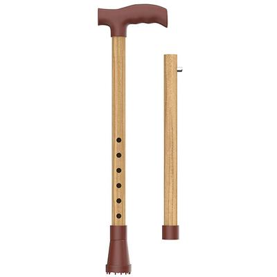 Paxmax Height Adjustable Wooden Coating Walking Stick - Walker & Walking Stick