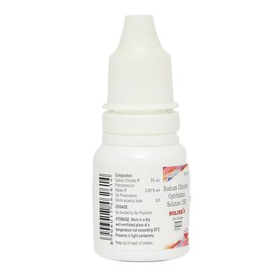 Soline 5 Eye Drops 10ml - Eye conditions-Oth
