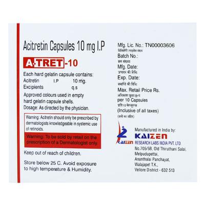 A TRET 10mg Capsule 10's - Psoriasis/Seborrhea/Ichthyosis-Pso