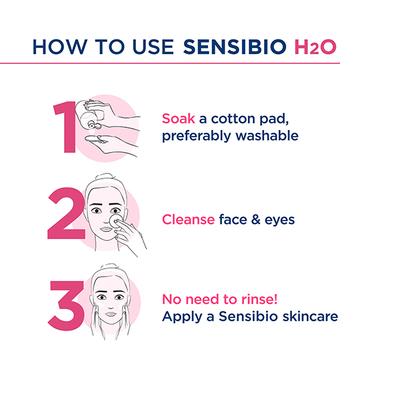 Bioderma Sensibio H2O Micellar Water Sensitive Skin Makeup Remover Pump Bottle 500 ml - Make Up Removers