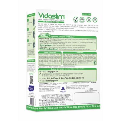 Vidaslim Meal Replacement Protein Health Shake Powder - Caffe Latte (Refill Pack) 500 g - Protein Drink
