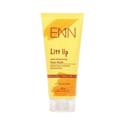 ENN Litt Up Ubtan Brightening Face Mask And Brightening Serum kits 75 gm - Facial Kits