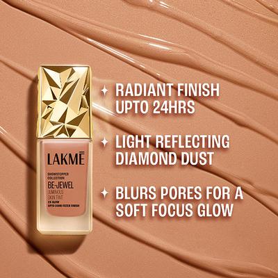 Lakme Be-Jewel Luminous Skin Tint Up To 2X Luminous Glow Cool Cinnamon 25 ml - Foundation