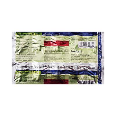 CARDIOROSTIN 20 ASP Capsule 10's - High Cholesterol-Dys