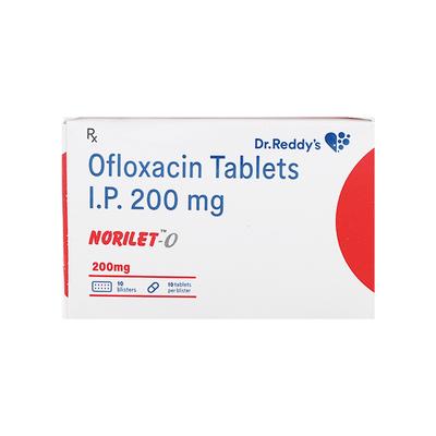 Norilet O 200mg Tablet 10'S - Bacterial Infections-Qui