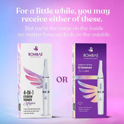 Bombae Eyebrow & Face Trimmer fuzz OFF - Shaving & Hair Removal