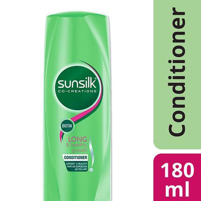 Sunsilk Long & Healthy Growth Conditioner helps grow hair amazingly long 180 ml - Conditioners