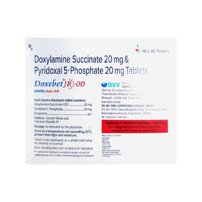 DOXEBET JR OD Tablet 30's - Vomitting/Emesis-Ant