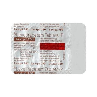 Levipil 750mg Tablet 10'S - Epilepsy/Convulsion-Ant