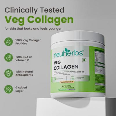 Neuherbs Veg Collagen Powder 200 gm - Workout Essentials