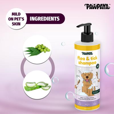 Pawpaya Flea & Tick Shampoo New 250 ml - Pet Grooming