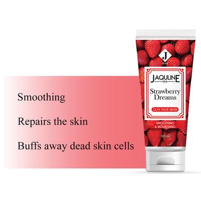 Jaquline USA Strawberry Dreams Clay Face Wash 100 ml - Face Wash & Cleansers