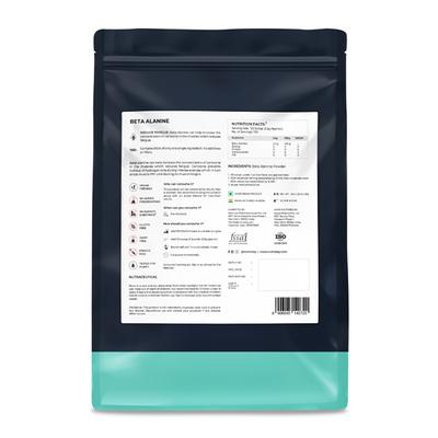 Nutrabay Pure Beta Alanine Amino Acid Powder - Unflavoured 250 gm - Amino Acids