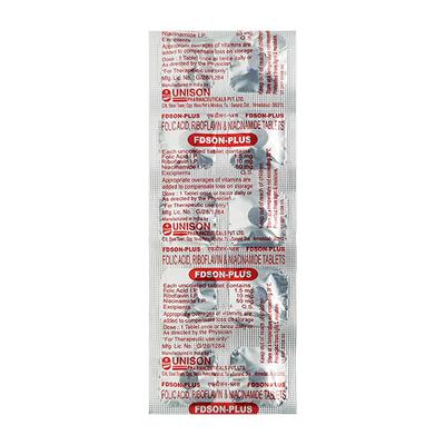 Fdson Plus Tablet 10'S - Anaemia-VMA
