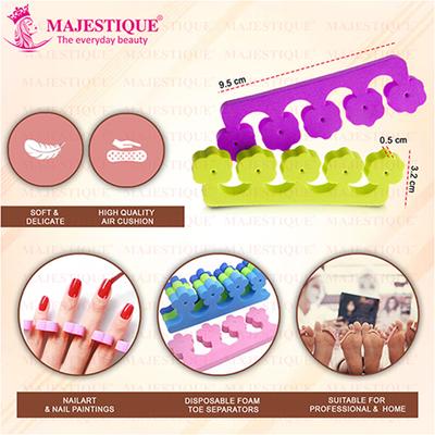 Majestique Nail Polish Remover & Toe Separator Set, Nail Care Package 4's - Nail Care
