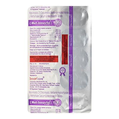 MET Innovfol Tablet 10'S - Supplements-Sup