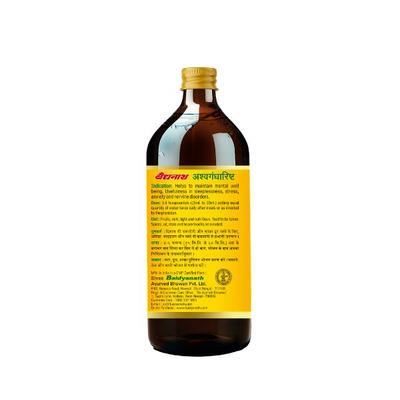 Baidyanath Ashwagandharishta Tonic 450 ml - Ashwagandha