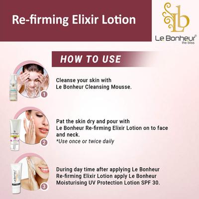 Le Bonheur Le Re-Firming Elixir Lotion 50 ml - Lotions & Creams