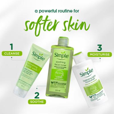 Simple Kind To Skin Refreshing Facial Wash 100 ml - Face Wash & Cleansers