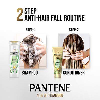 Pantene Advanced Hairfall Solution with Bamboo Shampoo 180 ml - Shampoos