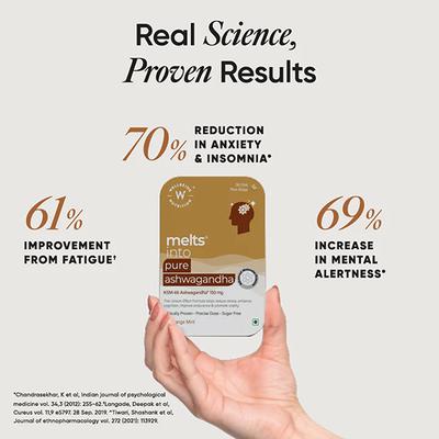 Wellbeing Nutrition Melts Pure Ashwagandha 30's - Multi-Vitamins