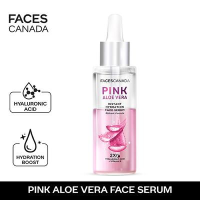 FACESCANADA Pink Aloe Vera Instant Hydration Face Serum 27 ml - Face Serum