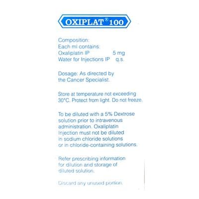 Oxiplat 100mg Injection 20ml - Cancer Oncology-Cyt