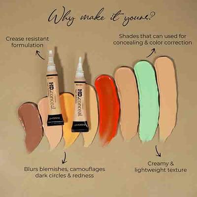 Insight Cosmetics HD Conceal High Definition Concealer - Orange 8gm - Concealer