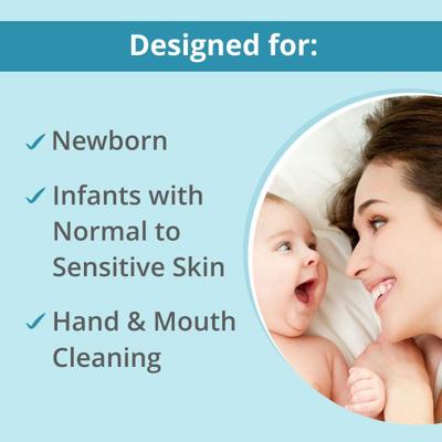 Mother Sparsh 99% Water Based Wipes (Pack of 4 x 72's) - Diapers & Wipes