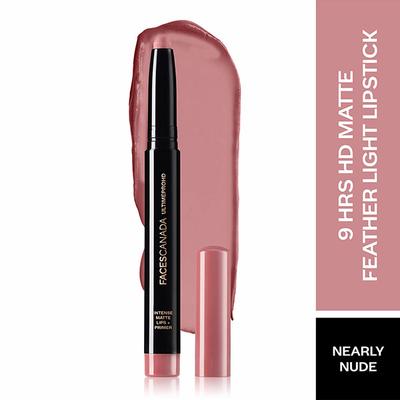 Faces Canada Ultimepro Hd Intense Matte Lips + Primer Nearly Nude 08 1.4 Gm - Lip Crayons