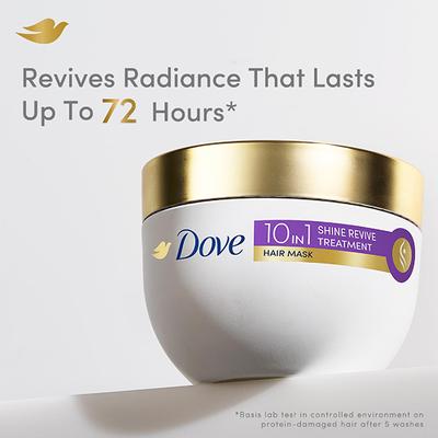 Dove 10 in 1 Shine Revive Treatment Hair Mask for dull hair 300 ml - Hair Masks & Packs