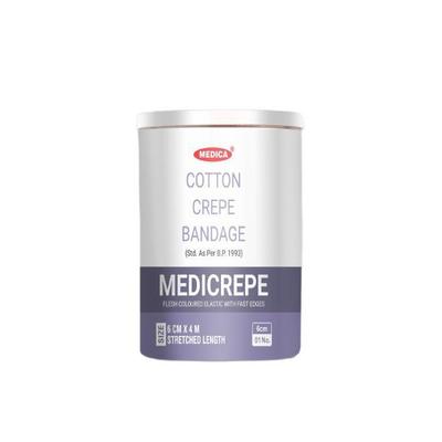 Medica Medicrepe Cotton Crepe Bandage (6 cm x 4 mtr) - Bandages & Dressings