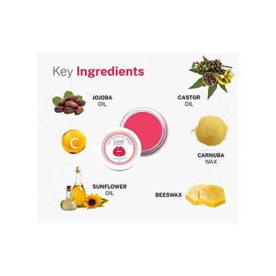 Love Earth Lip Sleeping Mask with Vitamin C & Essential Oils for Soft, Long-Losting, Moisturised & Supple Lips 8 gm - Lip Mask