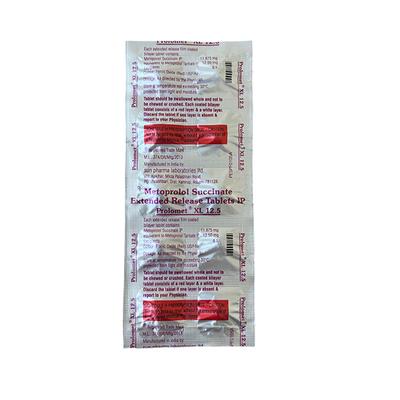 Prolomet XL 12.5mg Tablet 10'S - Hypertension-Bet