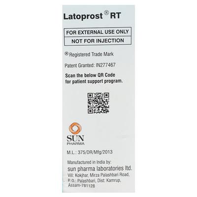 Latoprost RT Eye Drops 2.5ml - Glaucoma-Ant
