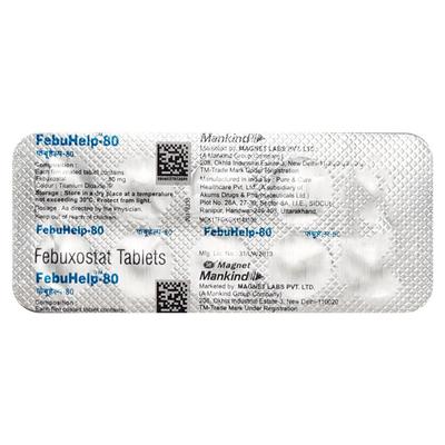 FEBUHELP 80 Tablet 10's - Gout