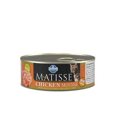 Farmina Matisse Wet Complete Food For Adult Cat - Chicken Mousse (Pack Of 12 X 85 Gms) 1's - Petfood