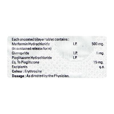 Triglimicer 1 Tablet 10'S - Diabetes-Ant