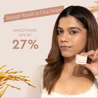 The Face Shop Vitamin E Korean Soothing Rice Lip Mask with Shea Butter for Soft, Hydrated Lips 7 gm - Lip Mask