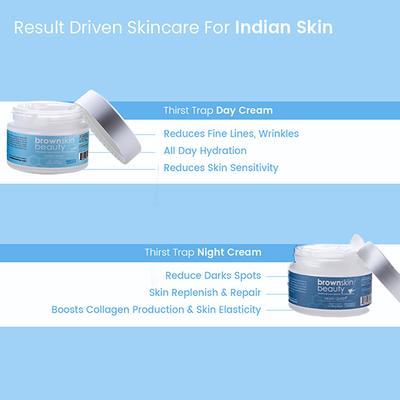 BrownSkin Beauty Thirst Trap Day Cream Night Cream Combo 2's - Facial Kits